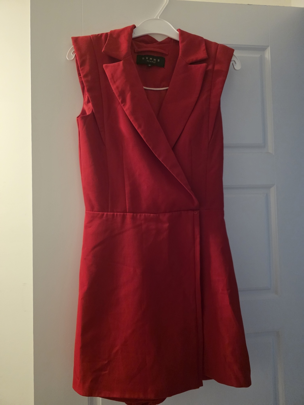 Red Sleeveless Wrap Maxi Dress